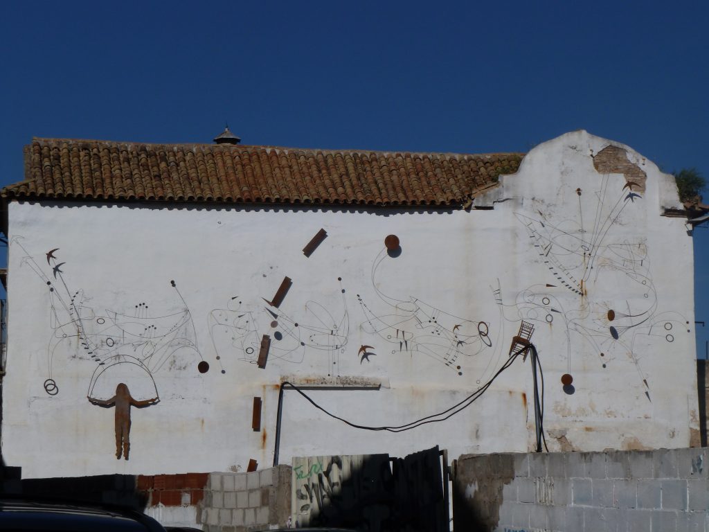 Artwork on a wall in Cordoba